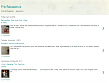 Tablet Screenshot of ferfasaurus.blogspot.com