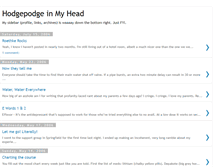 Tablet Screenshot of hodgepodgeinmyhead.blogspot.com