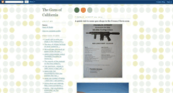 Desktop Screenshot of gunsofcalifornia.blogspot.com