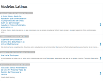 Tablet Screenshot of las-modelos-latinas.blogspot.com