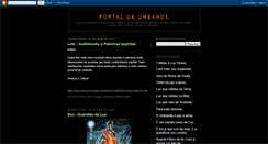 Desktop Screenshot of coraodaumbanda.blogspot.com