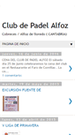 Mobile Screenshot of clubdepadelalfoz.blogspot.com