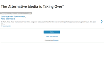 Tablet Screenshot of enterthealternativemedia.blogspot.com