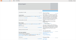 Desktop Screenshot of bikingbloggers.blogspot.com