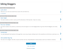Tablet Screenshot of bikingbloggers.blogspot.com