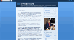 Desktop Screenshot of estudiopoblete.blogspot.com