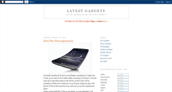 Desktop Screenshot of latest-gadgets1.blogspot.com