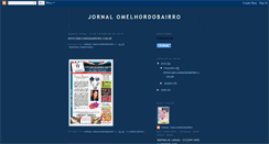 Desktop Screenshot of jornalomelhordobairro.blogspot.com