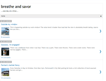 Tablet Screenshot of breatheandsavor.blogspot.com