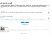 Tablet Screenshot of mymsjournalmsbloggers.blogspot.com