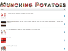 Tablet Screenshot of munchingpotatoes.blogspot.com