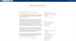 Desktop Screenshot of networklofts.blogspot.com