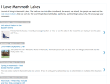 Tablet Screenshot of ilovemammothlakes.blogspot.com