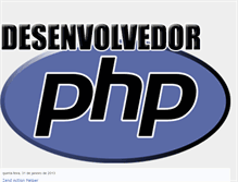 Tablet Screenshot of desenvolvedorphp.blogspot.com