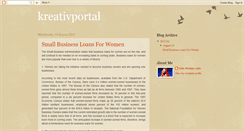 Desktop Screenshot of kreativportal.blogspot.com