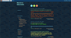 Desktop Screenshot of loquecallamoslosmaestros.blogspot.com