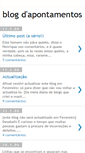 Mobile Screenshot of blogdapontamentos.blogspot.com
