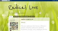 Desktop Screenshot of ourradicalloveblog.blogspot.com