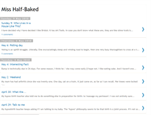 Tablet Screenshot of misshalfbaked.blogspot.com