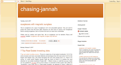 Desktop Screenshot of chasing-jannah.blogspot.com