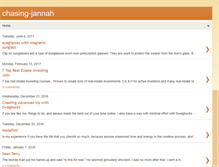 Tablet Screenshot of chasing-jannah.blogspot.com