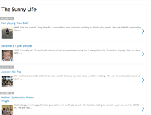 Tablet Screenshot of livingthesunnylife.blogspot.com