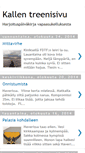 Mobile Screenshot of kallentreenisivu.blogspot.com
