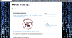 Desktop Screenshot of martinstecnologia.blogspot.com