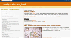 Desktop Screenshot of earlymodernengland.blogspot.com