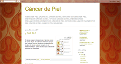 Desktop Screenshot of piel-cancer.blogspot.com