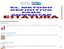 Tablet Screenshot of estatura-crecermas.blogspot.com