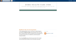 Desktop Screenshot of homehealthcarejobs.blogspot.com