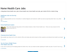 Tablet Screenshot of homehealthcarejobs.blogspot.com