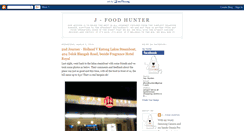 Desktop Screenshot of j-foodhunter.blogspot.com