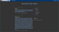 Desktop Screenshot of beyondedge.blogspot.com