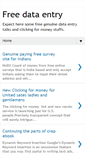 Mobile Screenshot of freegenuinedataentry.blogspot.com