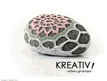 Tablet Screenshot of kreativutangranser.blogspot.com