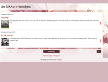 Tablet Screenshot of dekikkervriendjes.blogspot.com