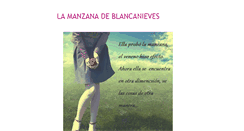 Desktop Screenshot of la-manzana-de-blancanieves.blogspot.com