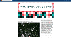 Desktop Screenshot of comiendoterreno.blogspot.com