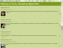 Tablet Screenshot of disciplingmightymen.blogspot.com