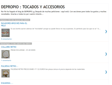 Tablet Screenshot of depropiotocadosyaccesorios.blogspot.com