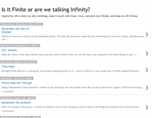 Tablet Screenshot of finiteorinfinity.blogspot.com