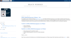 Desktop Screenshot of braunwerden.blogspot.com