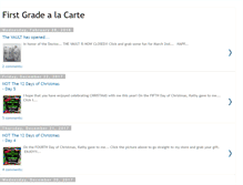 Tablet Screenshot of firstgradealacarte.blogspot.com