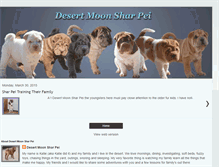 Tablet Screenshot of desertmoonsharpei.blogspot.com