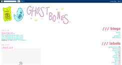 Desktop Screenshot of ghostbones.blogspot.com