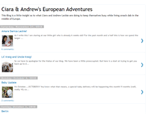 Tablet Screenshot of ciaraandrewseuropeanadventures.blogspot.com