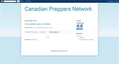 Desktop Screenshot of canadianpreppersnetworks.blogspot.com