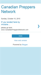 Mobile Screenshot of canadianpreppersnetworks.blogspot.com